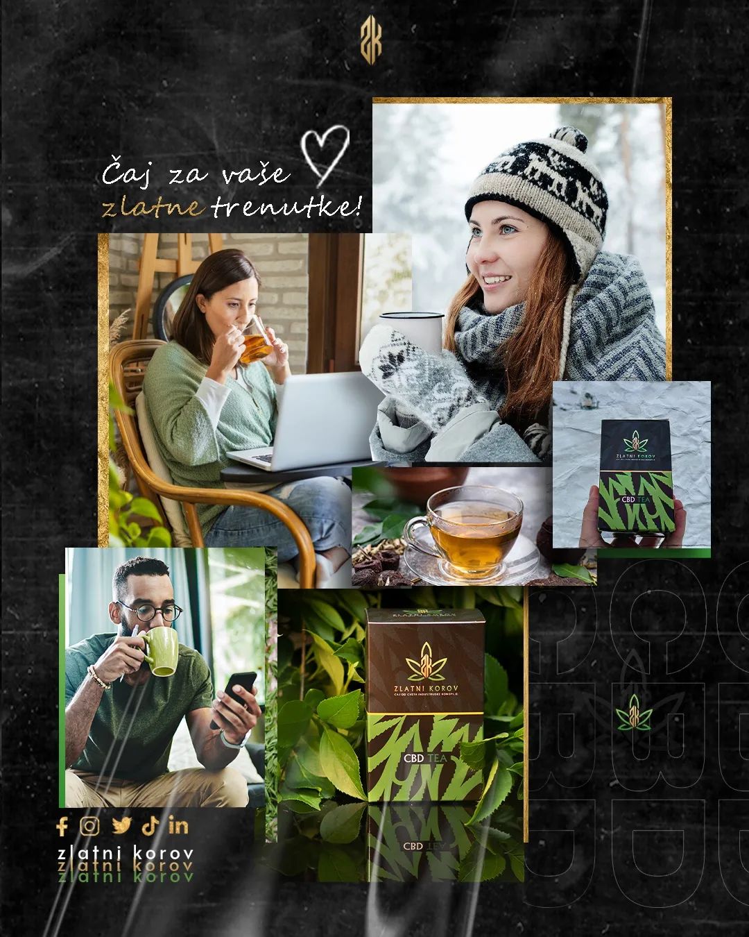 💧𝗖𝗕𝗗 čaj nije farmaceutski proizvod. Deluje sistemski na organizam, potpuno je prirodan i potrebno je određeno vreme kako bi ga organizam prepoznao. Nema nuspojava, neće omamiti i izazvati zavisnost.

Više informacija:
𝐰𝐞𝐛 | zlatnikorov.rs 𝐢𝐧𝐬𝐭𝐚𝐠𝐫𝐚𝐦 | @zlatnikorov
𝐟𝐚𝐜𝐞𝐛𝐨𝐨𝐤 | zlatnikorov 𝐥𝐢𝐧𝐤𝐞𝐝𝐢𝐧 | zlatnikorov

#ZlatniKorov #CBD #IndustrijskaKonoplja #CBDčaj #CBDsrbija #ČajodKonoplje #CBDtea #IndustrialHemp